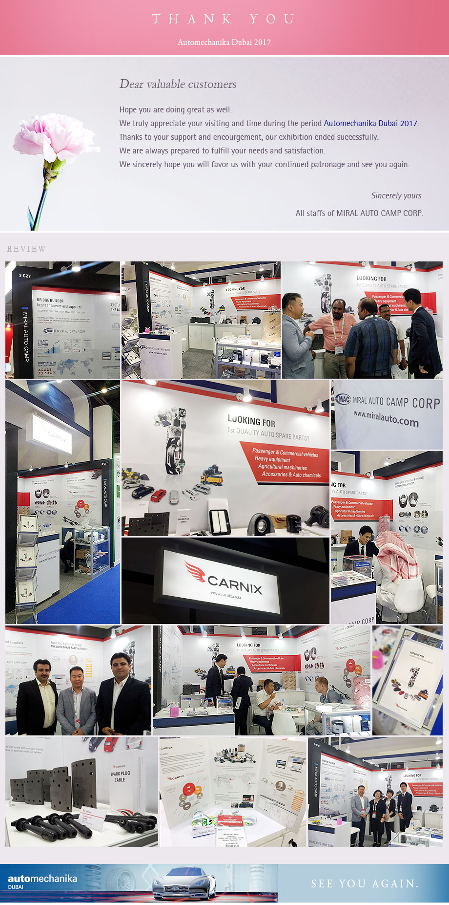 Miral Auto Camp - Automechanika Dubai