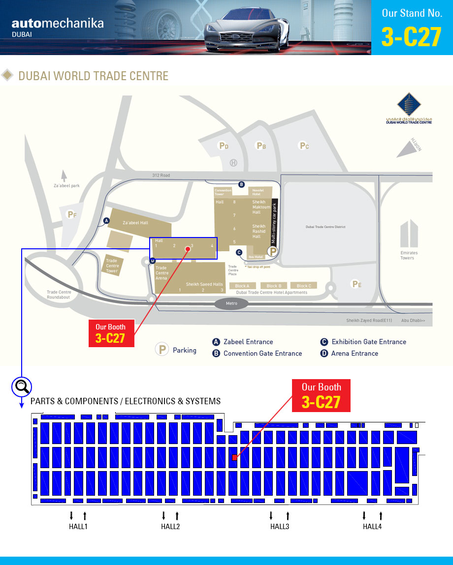 CARNIX Booth No. of Automechanika Dubai 2017