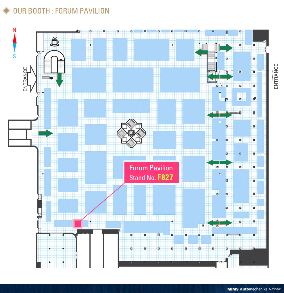 2018 MIMS automechanika MOSCOW - Miral Auto Camp Corp - Map