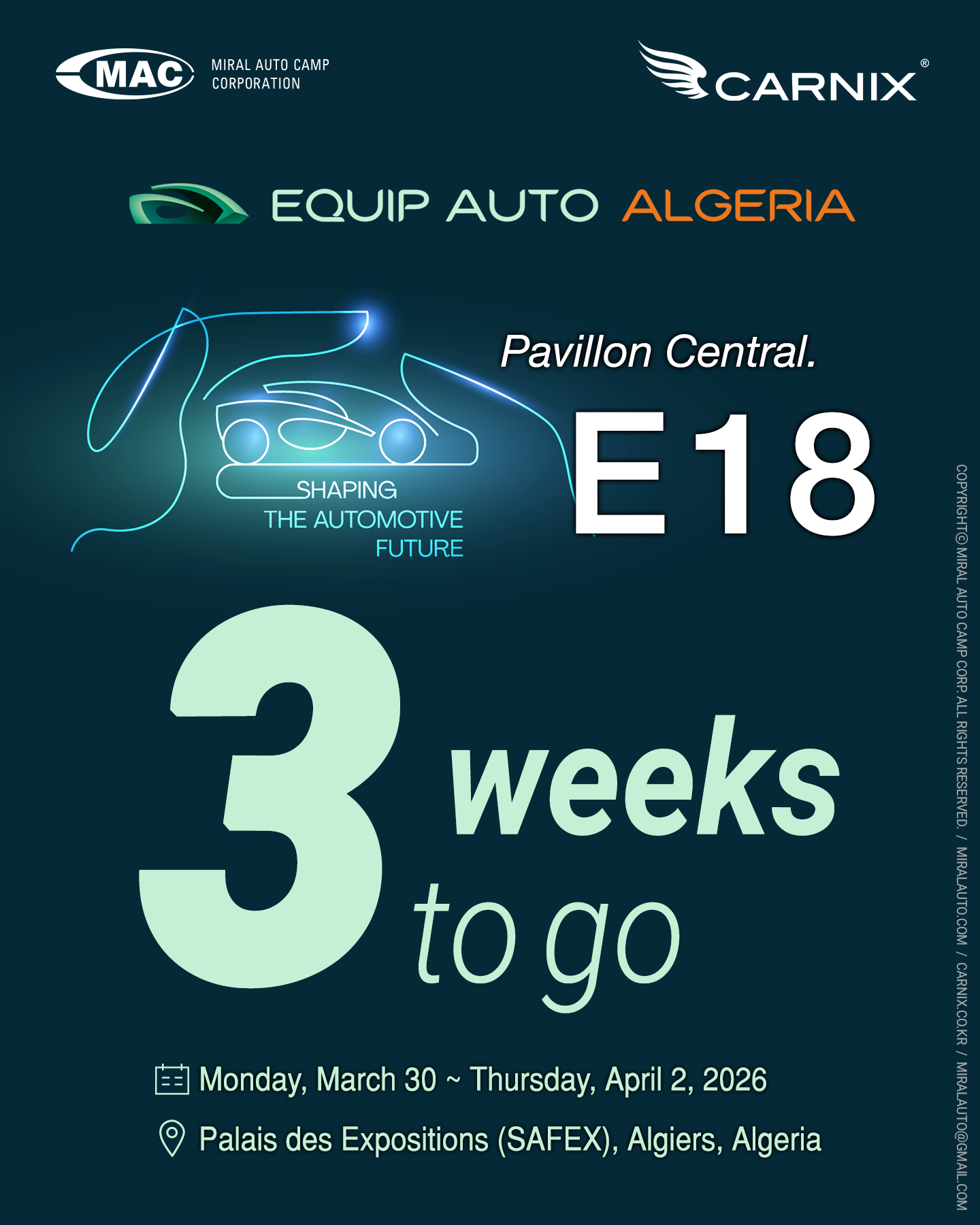 [INVITATION - Equip Auto Algeria 2026 from Miral Auto Camp Corp