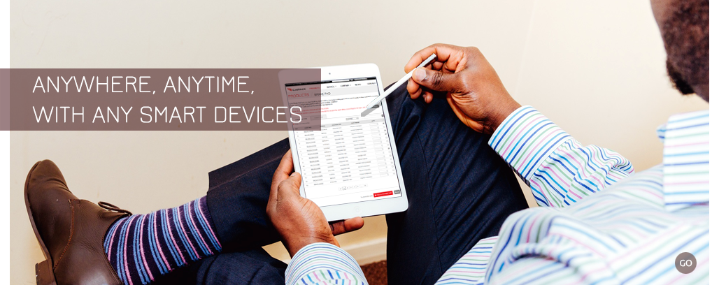 Easy to use CARNIX web service anywhere, anytime, with any smart devices.