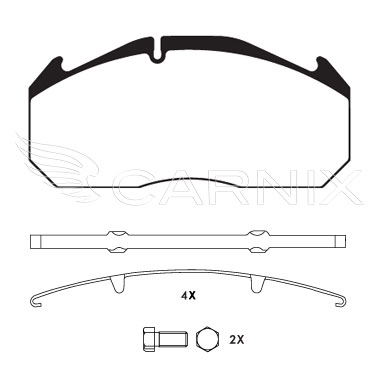 CARNIX photo - MACWVA29030 PAD KIT- DISC BRAKE