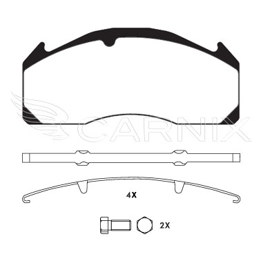 CARNIX photo - MACWVA29125 PAD KIT- DISC BRAKE