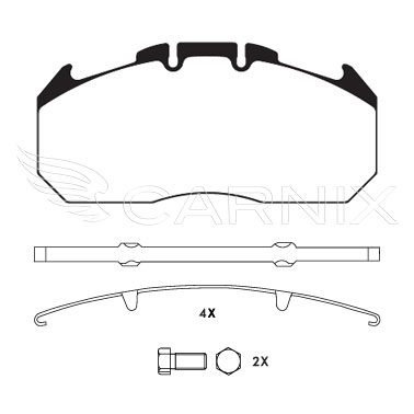 CARNIX photo - MACWVA29131 PAD KIT- DISC BRAKE